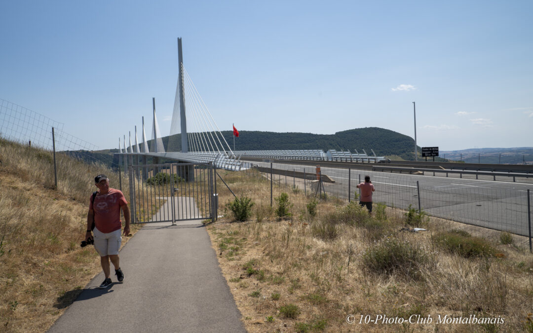 Repérage du 20 juillet 2020 pour future sortie Viaduc de Millau